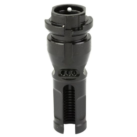 Picture of SONS OF LIBERTY GUN WORKS NOX FLASH HIDER, 7.62MM / 30 CALIBER, 5/8X24, DEAD AIR KEYMOUNT