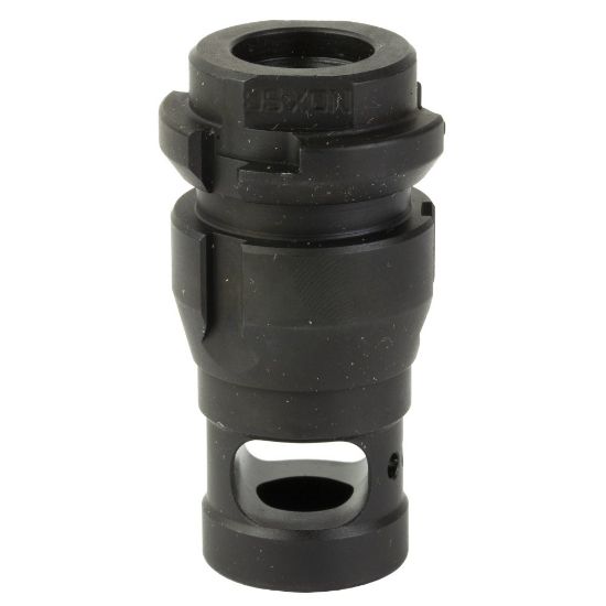 Picture of SONS OF LIBERTY GUN WORKS NOX MUZZLE BRAKE, 5.56 NATO / 9MM, 1/2X28, DEAD AIR KEYMOUNT