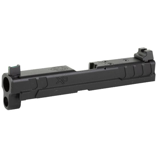 Picture of SPRINGFIELD XD SLIDE ASSEMBLY W/ BARREL, RECOIL ASSEMBLY, OSP PLATE, FITS 4 INCH XD, BLACK