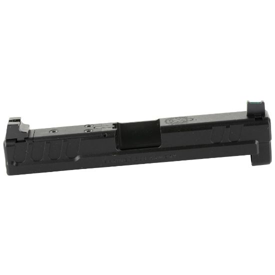 Picture of SPRINGFIELD XD SLIDE ASSEMBLY W/ BARREL, RECOIL ASSEMBLY, OSP PLATE, FITS 4 INCH XD, BLACK
