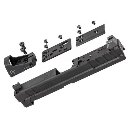 Picture of SPRINGFIELD XD SLIDE ASSEMBLY W/ CRIMSON TRACE CT1500 RED DOT, FITS 4 INCH XD, BLACK