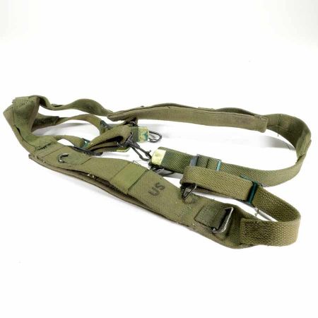 USGI M45 FIELD SUSPENDERS, ODG, OD Green, Olive Drab, US Army Surplus, GER-6381, RTG Parts