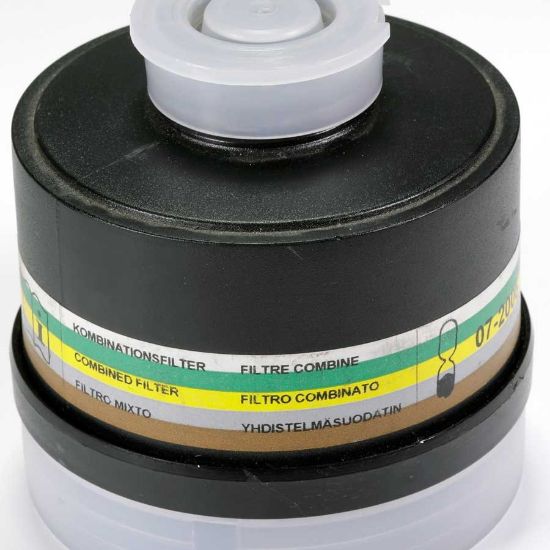 Picture of NEW ITALIAN GAS MASK FILTER, STANDARD 40MM, FITS SOVIET OR NATO