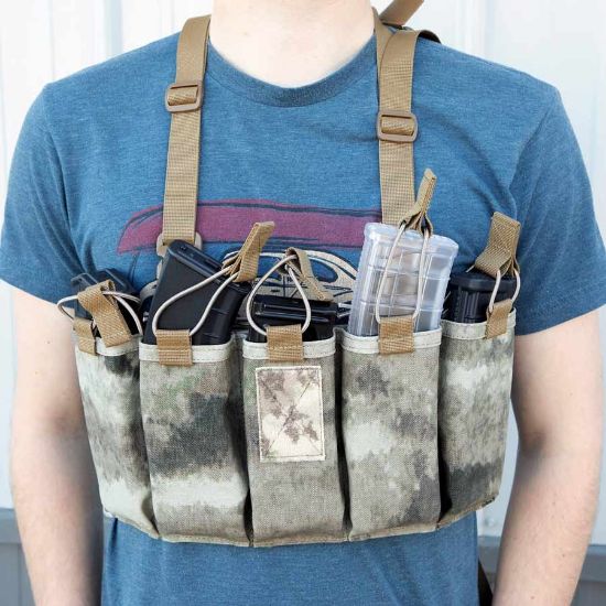Picture of AK 5-CELL CHEST RIG, CRH DESERT CAMO, CRH CUSTOMS / CIRCLE 10 AK