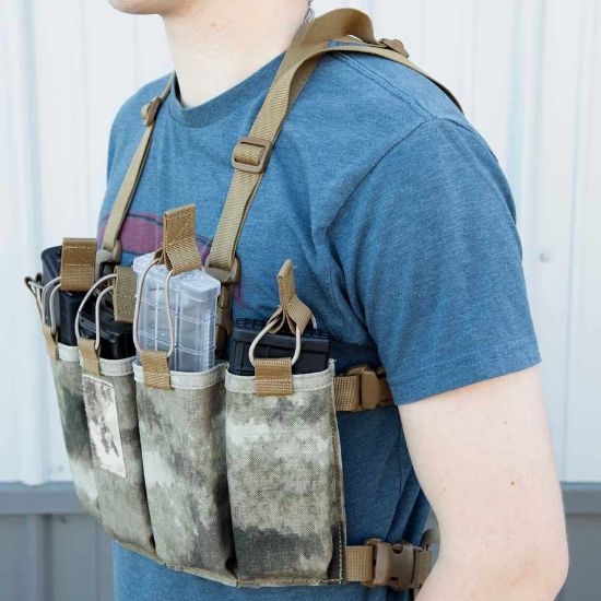 Picture of AK 5-CELL CHEST RIG, CRH DESERT CAMO, CRH CUSTOMS / CIRCLE 10 AK