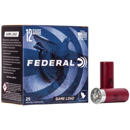 Picture of FEDERAL GAME LOAD 12 GAUGE 2.75 INCH #8 1OZ SHOTSHELL, 25RD/BOX