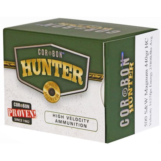 Picture of CORBON HUNTING 500 S&W 440GR HARD CAST, 12RD/BOX
