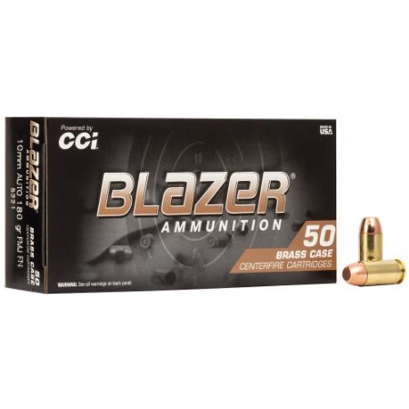 Picture of BLAZER BRASS 10MM 180GR FMJ, 50RD/BOX