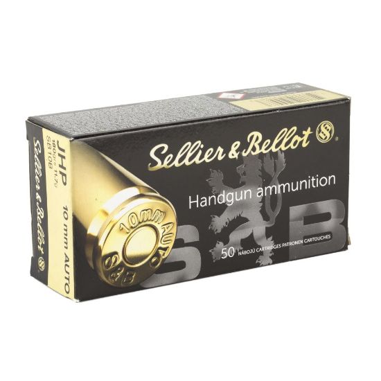Picture of S&B 10MM 180GR JACKETED HOLLOW POINT, 50RD/BOX