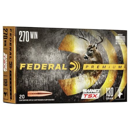 Picture of FEDERAL BARNES TSX 270 WIN 130GR, 20RD/BOX