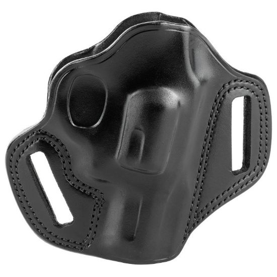 Picture of GALCO COMBAT MASTER BELT HOLSTER FOR S&W J-FRAME, RIGHT HAND, BLACK LEATHER