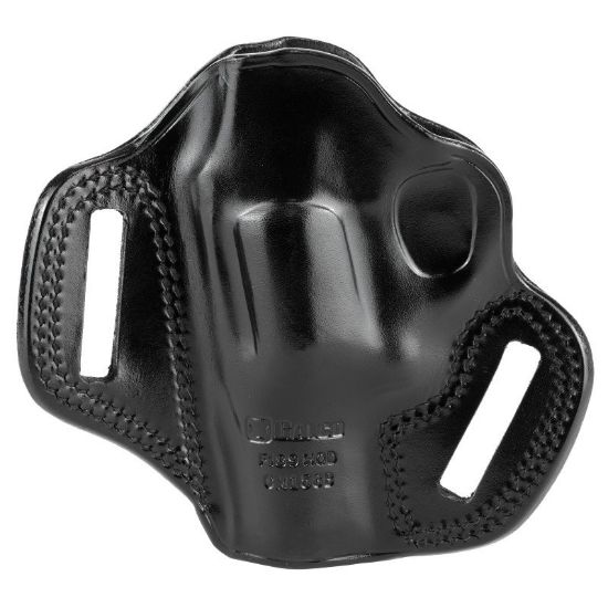 Picture of GALCO COMBAT MASTER BELT HOLSTER FOR S&W J-FRAME, RIGHT HAND, BLACK LEATHER