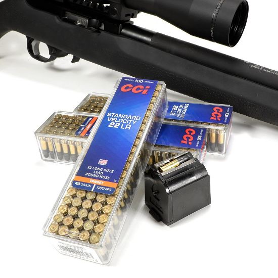 Picture of CCI .22LR 40GR STANDARD VELOCITY LEAD ROUNDNOSE, 100RD/BOX