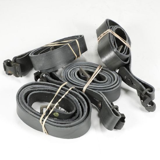 Picture of VALMET GREEN LEATHER SLING, M62 M71 M76 M78, ORIGINAL FINNISH SURPLUS