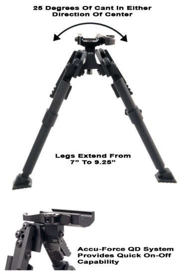 Picture of  GG&G QUICK DETACH STANDARD XDS BIPOD