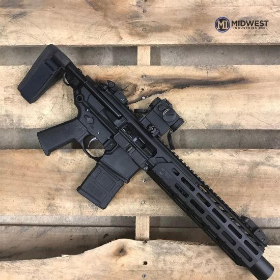 Picture of MIDWEST INDUSTRIES SIG RATTLER 10.0" SUPPRESSER COMPATIBLE HANDGUARD M-LOK