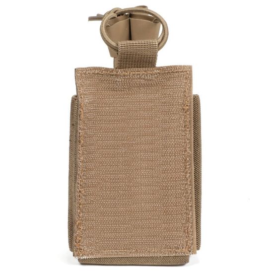 Picture of FDE AR15 SINGLE MAG VELCRO POUCH W/ BUNGEE PULLER