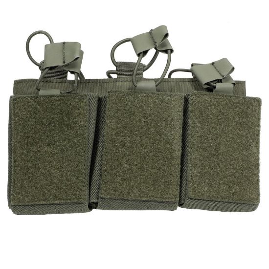 Picture of ODG AR15 TRIPLE MAG VELCRO POUCH W/ BUNGEE PULLER