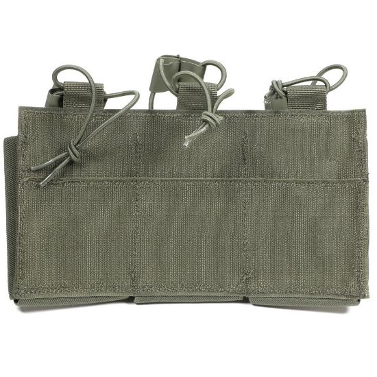 Picture of ODG AR15 TRIPLE MAG VELCRO POUCH W/ BUNGEE PULLER