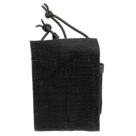 Picture of BLACK DUAL PISTOL MAG VELCRO POUCH W/ BUNGEE PULLER