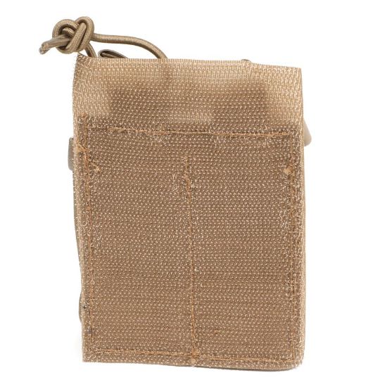 Picture of FDE DUAL PISTOL MAG VELCRO POUCH W/ BUNGEE PULLER