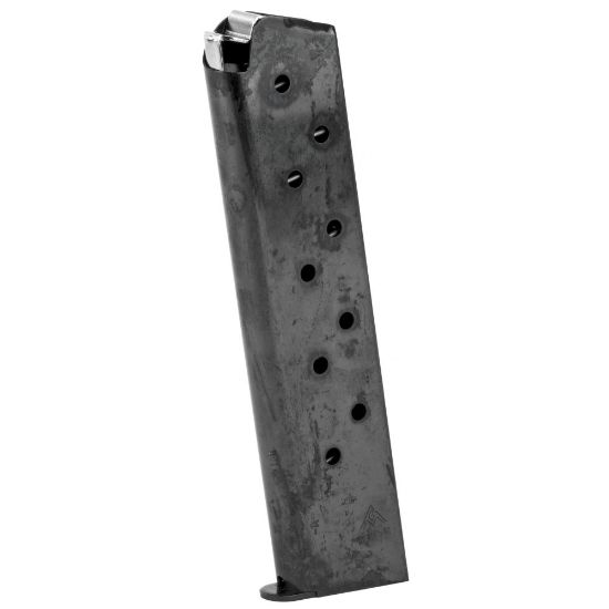 1911 Full Size .45ACP 10RD Blued Magazine New, Government, Commander, Mec-Gar, 765595112803, MEC-MGCG4510B, RTG Parts