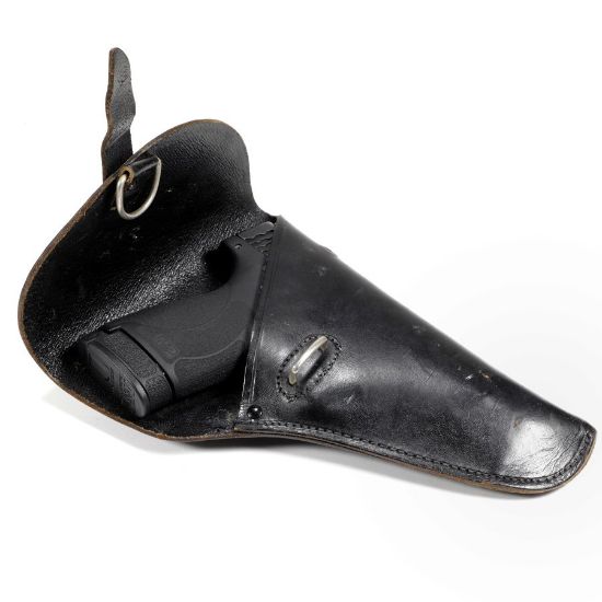 Picture of ITALIAN BLACK LEATHER HOLSTER: BP81, CHEETAH, M1934/35, ETC.
