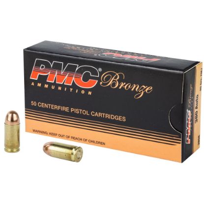 Picture of PMC BRONZE AMMUNITION 380ACP 90GR FMJ, 50RD/BOX