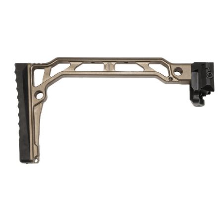 Picture of JMAC CUSTOMS SS-8RP 1913 FOLDING STOCK WITH RUBBER BUTTPAD, TAN