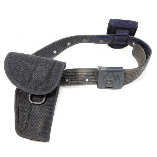 Picture of ITALIAN BLUE DUTY HOLSTER W/ CUFF CASE & BELT