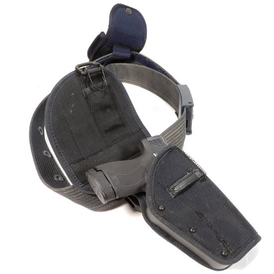 Picture of ITALIAN BLUE DUTY HOLSTER W/ CUFF CASE & BELT