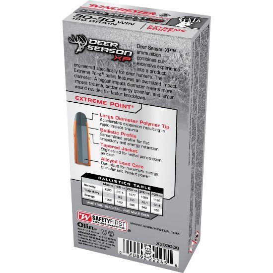 Picture of WINCHESTER DEER SEASON XP 30-30 WINCHESTER 150GR, 20RD BOX