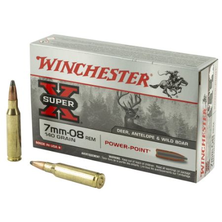 Picture of WINCHESTER SUPER-X 7MM-08 REM 140GR POWER POINT, 20RD BOX