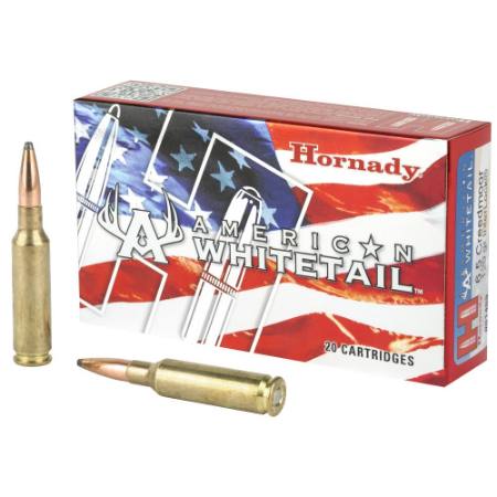 Picture of HORNADY AMERICAN WHITETAIL 6.5 CREEDMOOR 129GR INTERLOCK SP, 20RD/BOX
