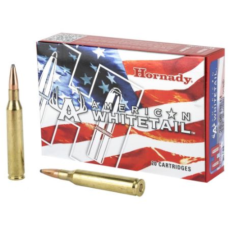 Picture of HORNADY AMERICAN WHITETAIL 25-06 REM 117GR INTERLOCK BTSP, 20RD/BOX