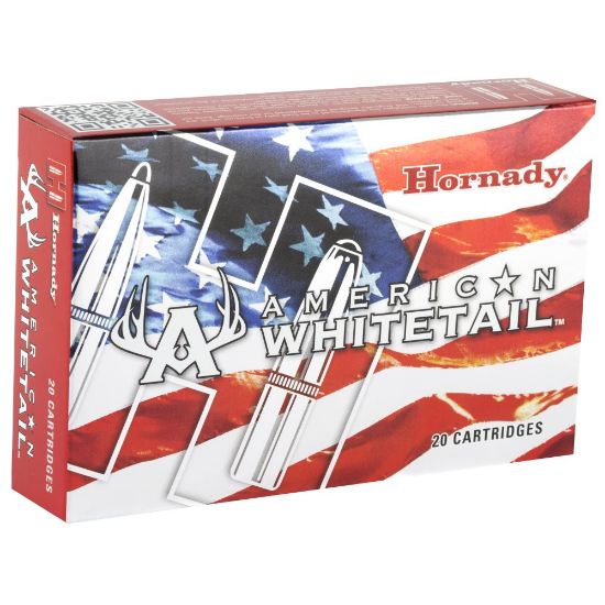 Picture of HORNADY AMERICAN WHITETAIL 25-06 REM 117GR INTERLOCK BTSP, 20RD/BOX