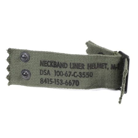 USGI M1 HELMET NECKBAND LINER WITH BUCKLE, ODG, OD Green, Olive Drab, US Army Surplus, GER-2291, RTG Parts