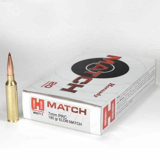 Picture of HORNADY 7MM PRC ELD-MATCH 180GR, 20RD/BOX