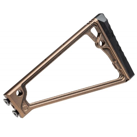 Picture of JMAC CUSTOMS TS-8P WITH RUBBER BUTTPAD FOR 5.5MM FOLDING AK, TAN