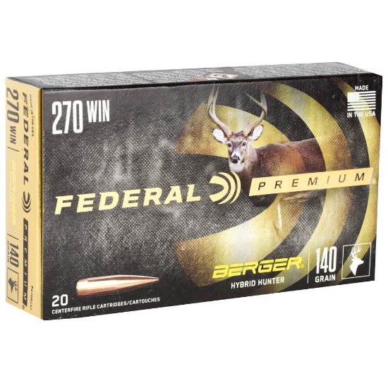 Picture of FEDERAL BERGER HYBRID HUNTER .270 WIN 140GR, 20RD/BOX