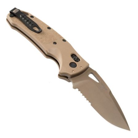 Picture of HOGUE K320 M17/M18 FOLDING KNIFE, TAN, DROP POINT 3.5", PVD COYOTE TAN FINISH