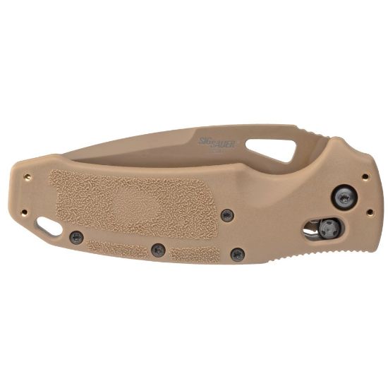 Picture of HOGUE K320 M17/M18 FOLDING KNIFE, TAN, DROP POINT 3.5", PVD COYOTE TAN FINISH