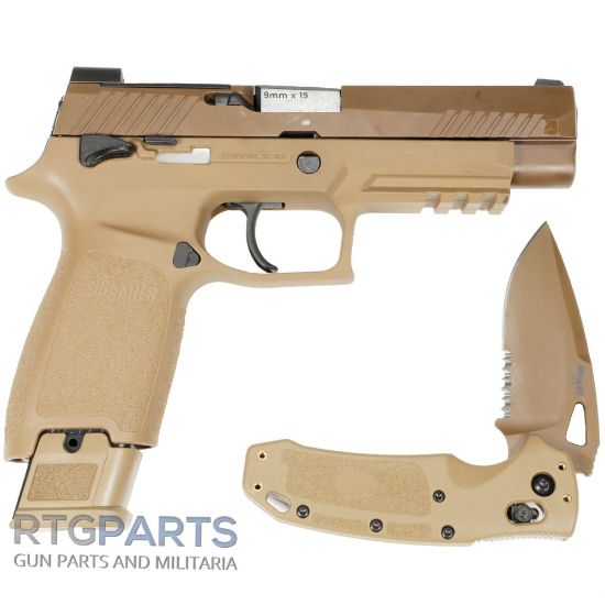 Picture of HOGUE K320 M17/M18 FOLDING KNIFE, TAN, DROP POINT 3.5", PVD COYOTE TAN FINISH