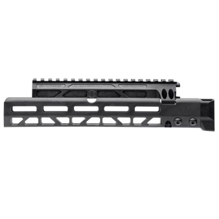 Picture of JMAC CUSTOMS 10.64 INCH M-LOK HANDGUARD WITHOUT SLING LOOP CUT, WITH RAILED GAS TUBE