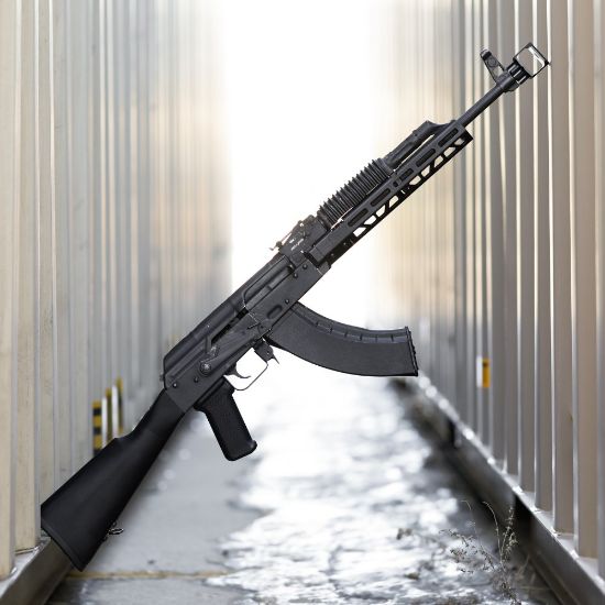 Picture of JMAC CUSTOMS 10.64 INCH M-LOK HANDGUARD WITH SLING LOOP CUT AND RAILED GAS TUBE