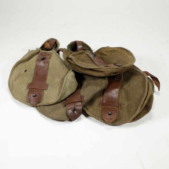Picture of SOVIET AK47 75RD DRUM MAGAZINE POUCH, USED G-VG