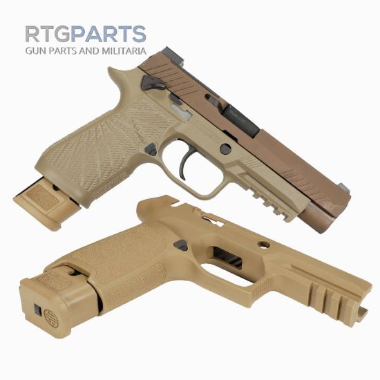 Picture of WILSON COMBAT WC320 GRIP MODULE, TAN, P320 CARRY SIZE, W/ SAFETY