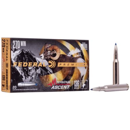 Picture of FEDERAL TERMINAL ASCENT .270 WIN 136GR, 20RD/BOX