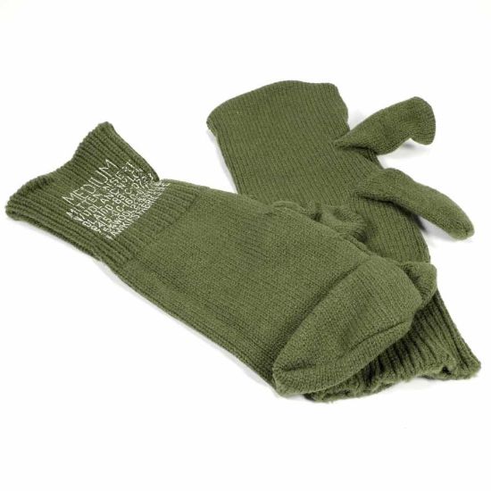 Picture of USGI WOOL TRIGGER FINGER MITTENS, ONE PAIR