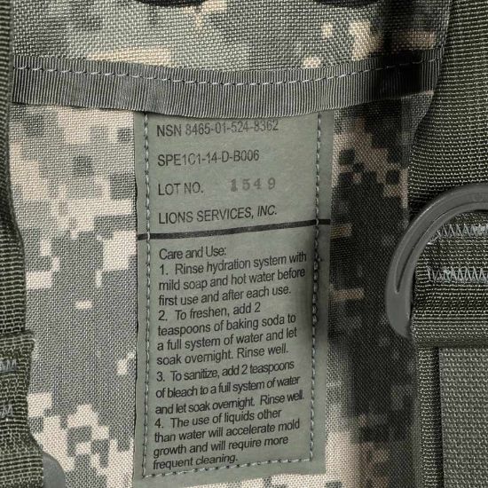USGI ACU HYDRATION PACK NEW, AT-Digital, Digital Camo, GER-0919, RTG Parts